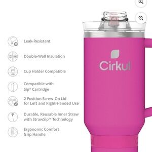 Pink Insulated Water Bottle